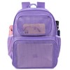 COVAX Large Mesh Backpack, Semi-transparent College Backpack, See Through Mesh