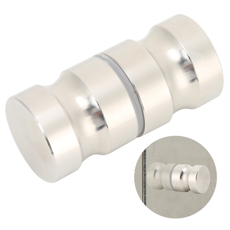 304 Stainless Steel Glass Door Handle Pull Knobs Bathroom Shower