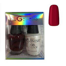 Nugenesis Matching Gel Lacquer Combo Polish | NU 66 Little Red Corvette