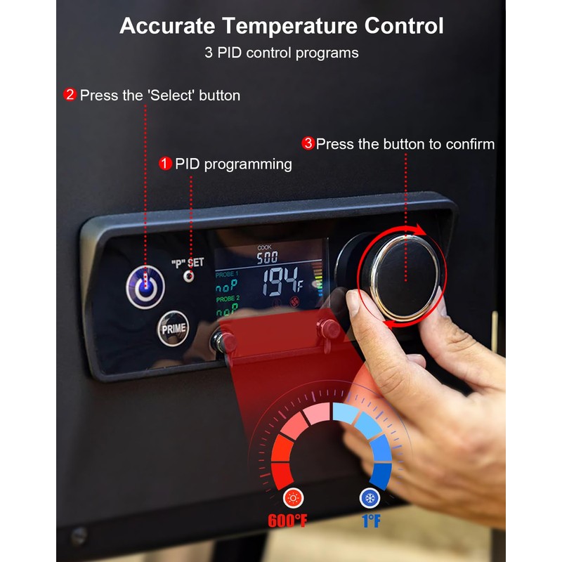 PID Control Digital Board Compatible with Pit Boss Grill Navigator
