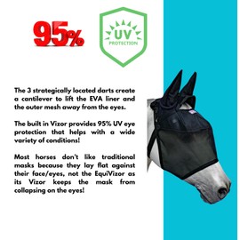 Horse Mask (W/Ear Protection, COB)