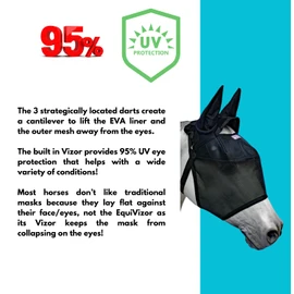 Horse Mask (W/Ear Protection, COB)