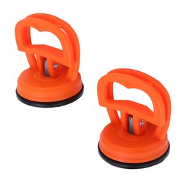 2pcs Power Grip Suction Cup Lifter Handheld Glass Puller Vacuum Lifter Lifting Clamps for Glass Tiles Mirror 2.6x2.2in