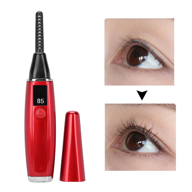 Electric Heated Eyelash Curler Long Lasting Two Temperature Electric Eyelash