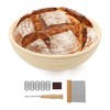 Proofing Basket, 23 cm Bread Proofing Baskets for Sourdough, Includes