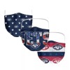 Fanatics New York Jets Adult 3-Pack Patriotic Face Masks Fanatics