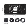 Router Plate Aluminum Alloy Router Table Insert Plate Trimming Machine