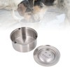 Dog Water Bowl Dispenser 304 Stainless Steel Spill Proof 3L