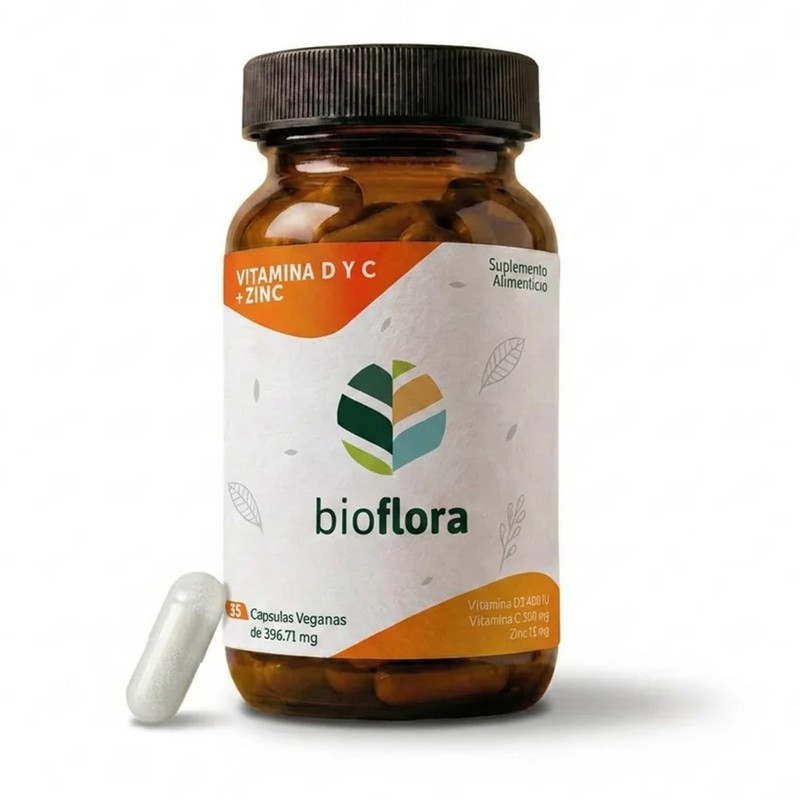 Vitamina D3, C y Zinc Quelado, Apoyo al Sistema Inmune,