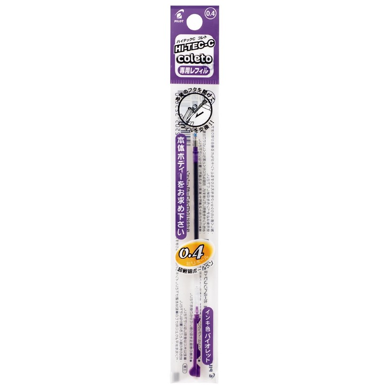Pilot LHKRF100C4V Ballpoint Pen Refill, Multifunction Pen Hi-Tec C Coleto