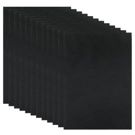 Moicstiy 12 Pcs 8 x 12 Inch Felt Sheets for Crafts, 1mm Thick Black Felt Fabric for Crafts, Felt Paper for Sewing Craft
