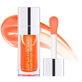 Fovcos Hydrating Lip Glow Oil, Moisturizing Lip Glow Oil, Lip Plumper Gloss, Transparent Lip Gloss, Lip Oil, Plumping Lip Oil, Lip Balm, Tinted Lip Balm Lip Care (Coral)