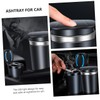 iplusmile 1pc Portable Ash Holder with Lid Led Light Design