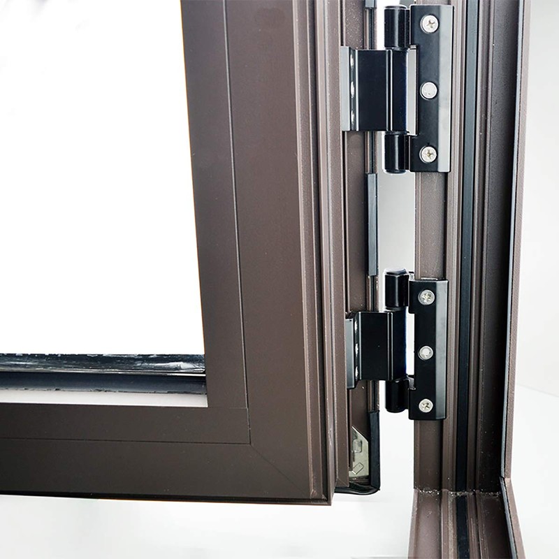 Qrity 2 PCS Door Hinges Aluminum Alloy Window Hinge, Casement