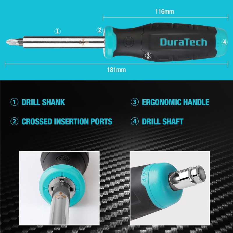 DURATECH Multi-Function Screwdriver Sets, Precision Mini Screwdriver T-Handle Screwdrivers, Screwdriver