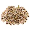 Keadic 150Pcs M4 Rivet Nuts Metric Zinc Plated Rivet Nut