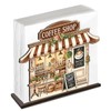 Coffee Wooden Napkin Holder, Coffee Shop Tissue Dispenser, Rustic Cafe