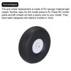 MECCANIXITY RC Airplane Wheels 1.77" OD RC Airplane,Aircraft PU Sponge