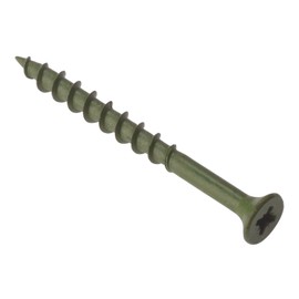 ForgeFix Countersunk Decking Screws | 4.5 x 50mm | Green | Box 200