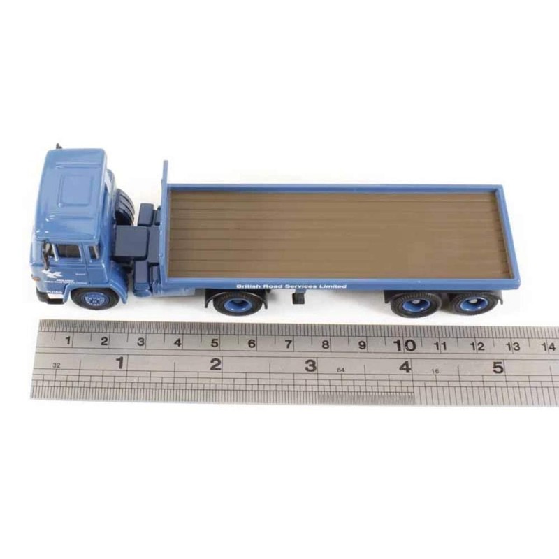 Oxford Diecast Scania 110 Flatbed BRS