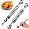 FANSEZQ Fruit Carving Tools, Fruit Digger, Multifunctional Stainless Steel Kitchen