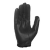 Harssidanzar Mens Thin Unlined leather police duty gloves touchscreen GM031,Black,Size
