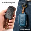 OFFCURVE Key Fob Cover Leather Car Key Case Compatible with