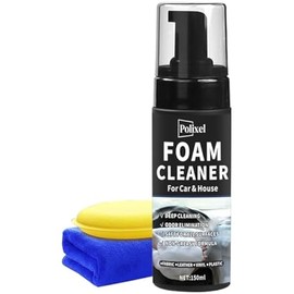 Multifunctional Foam Cleaner for Car - Car Interior Cleaner & Deep Stain Remover for Home, Powerful Foam Removes Dirt and Stains from Seat, Fabric and Carpets - 5oz / 150ml