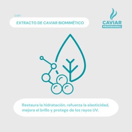Tratamiento anticaída, Crecimiento y Fortalecimiento dúo Shampoo y loción con extracto de Caviar Biomimético