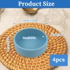 Sekonow 4 Pack Silicone Microwave Egg Cooker Poacher - Nonstick
