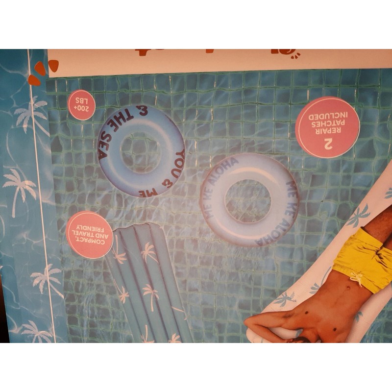 Coco Float set for pool Coco Bongo Luxe pool water