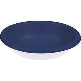 Creative Converting 20 OZ. Paper Bowls, Navy Blue