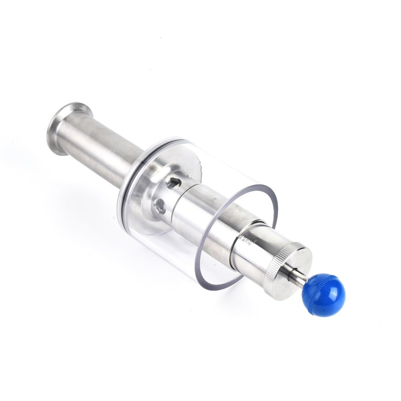 QiiMii 1.5" Tri Clamp Spunding Valve SS304 Stainless Steel Adjustable
