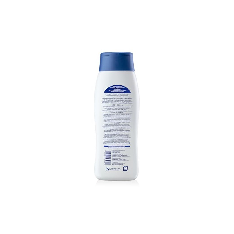 Shampoo Maria Salom_ 400ml - Antica__da y estimula el Crecimiento.