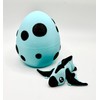 3D Printed Dinosaur Egg and Flexible Fidget Pterodactyl Inside in