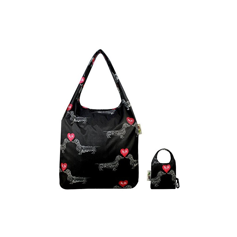 Re-Uz Trendy Folding Reusable Waterproof Carrier Shopper Supermarket Gym Swim