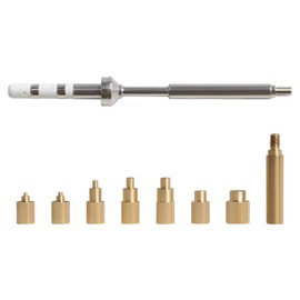 BCZAMD 3D Printer Accessories - TS100 936 Soldering Iron Tip - M2 M2.5 M3 M4 M5 M6 M8 Heat Insert Brass Nut Press Head Adapter Kits: Sraight Thread Embedded Melting Aid for 3D Filaments Plastic