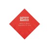 Fun Express Red Eat Drink and Be Married Napkins with