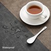 Chitomars Faux Leather Table Runner, Modern Double-Sided Non-Slip Heat Resistant