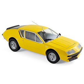 Norev NV185143 1977 Renault Alpine A310-Yellow, 1:18 Scale