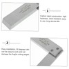 Operitacx Carbon Steel Square Ruler Right Angle Former Engineer Square