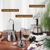 DITOSH 2 Cup Dual Pipe Moka Pot Stainless Steel Stovetop