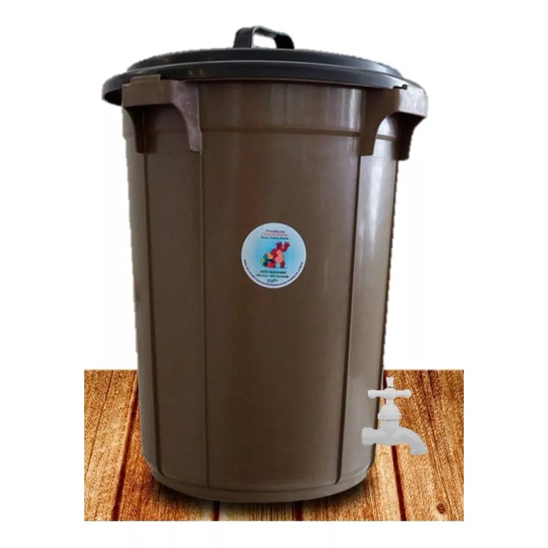 Like Shop Bote 55 Litros Con Llave Y Tapa Envio