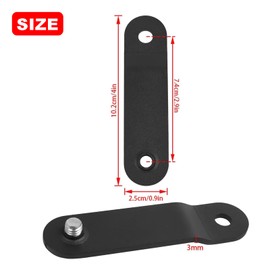 LOOBOR LOOBOR 3 Inch 1 Pair Motorcycle Gas Tank Rising Lift Kit Replacement For Harley Sportster XL 883 1200 48 72 Dyna 1995- 2017