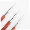 SAFIGLE 3 Pcs Nail Art Liner Brush Durable Nail Design
