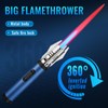 Butane Lighters, Adjustable Jet Flame Torch Lighters, Windproof 8" Portable