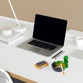 Kraledge Fantasy Ashtray Alien Ashtray for Smokers，Desktop Smoking Ash Tray for Home Office Decoration