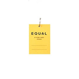 Life word card A7 equal P320 °C Yellow