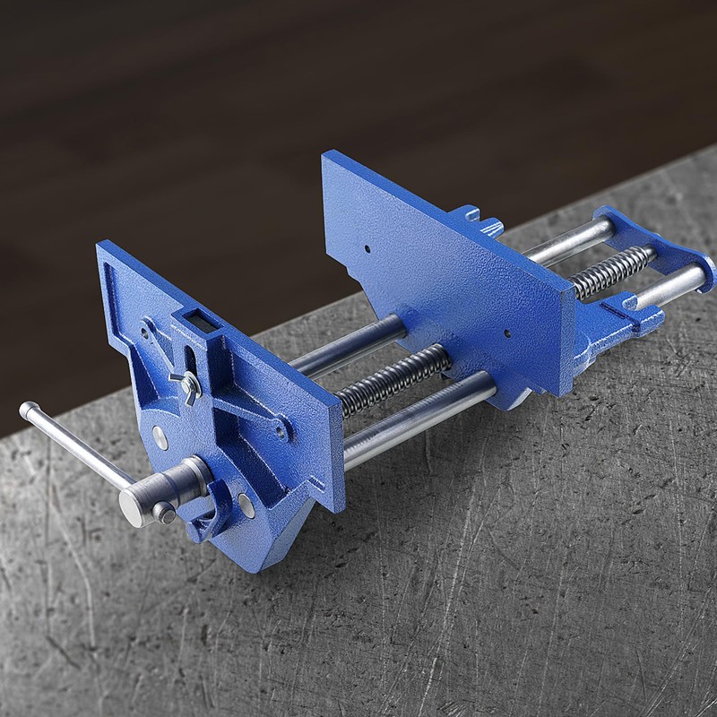 VEVOR Woodworking Vise, 13 inch Woodworking Bench Vise, Heavy-duty Cast