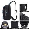 BANGE Sling Bag, Waterproof Crossbody Backpack, Shoulder Bag for Men
